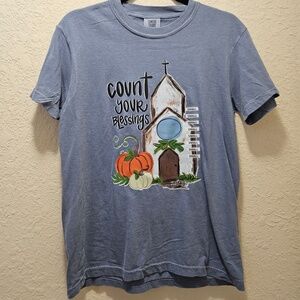 NWT Baxter & Me  "Count Your Blessings" Comfort Colors T-shirt